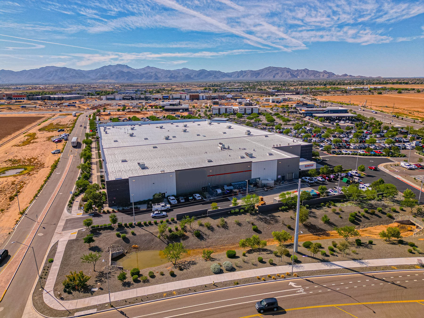 Example of Warehouse Landscaping, AZ landscape company